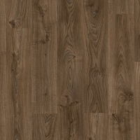 Виниловая плитка  Quick-Step BALANCE CLICK ДУБ КОТТЕДЖ ТЕМНО-КОРИЧНЕВЫЙ  BACL40027, 1-о полосный