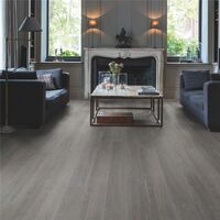 Виниловая плитка  Quick-Step BALANCE CLICK Дуб шелковый темно-серый 40060